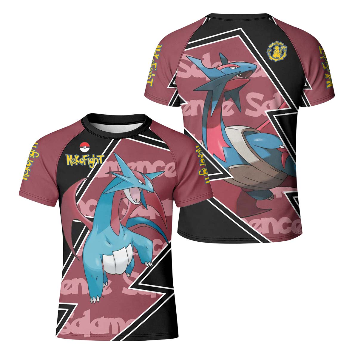 Pokemon Mega Salamence Kid Rash Guard