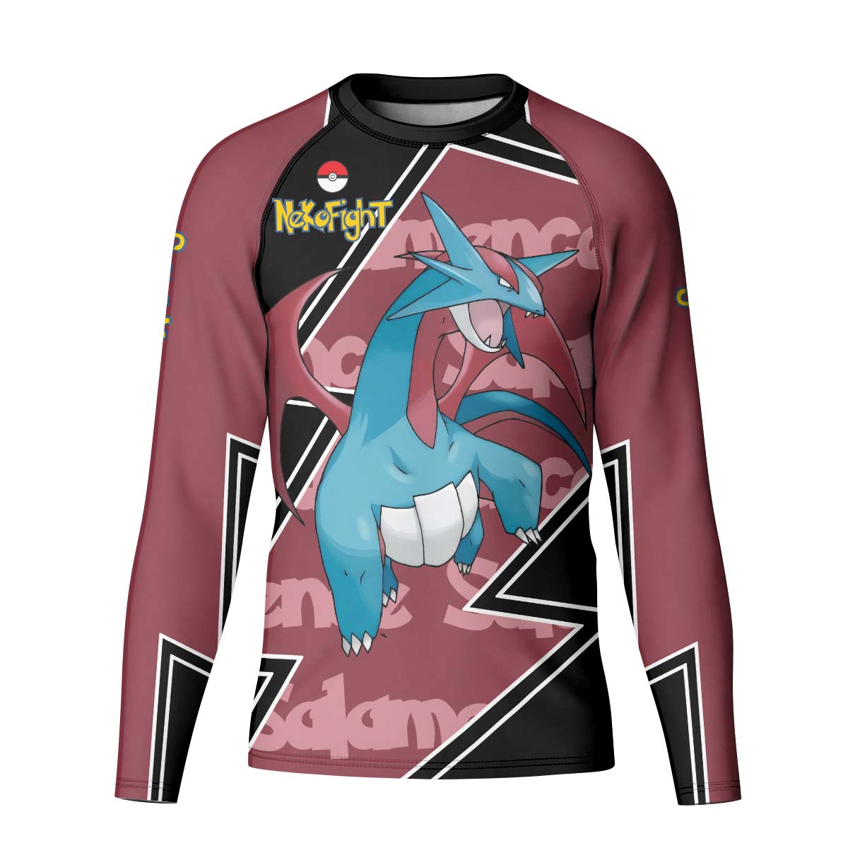 Pokemon Mega Salamence Kid Rash Guard