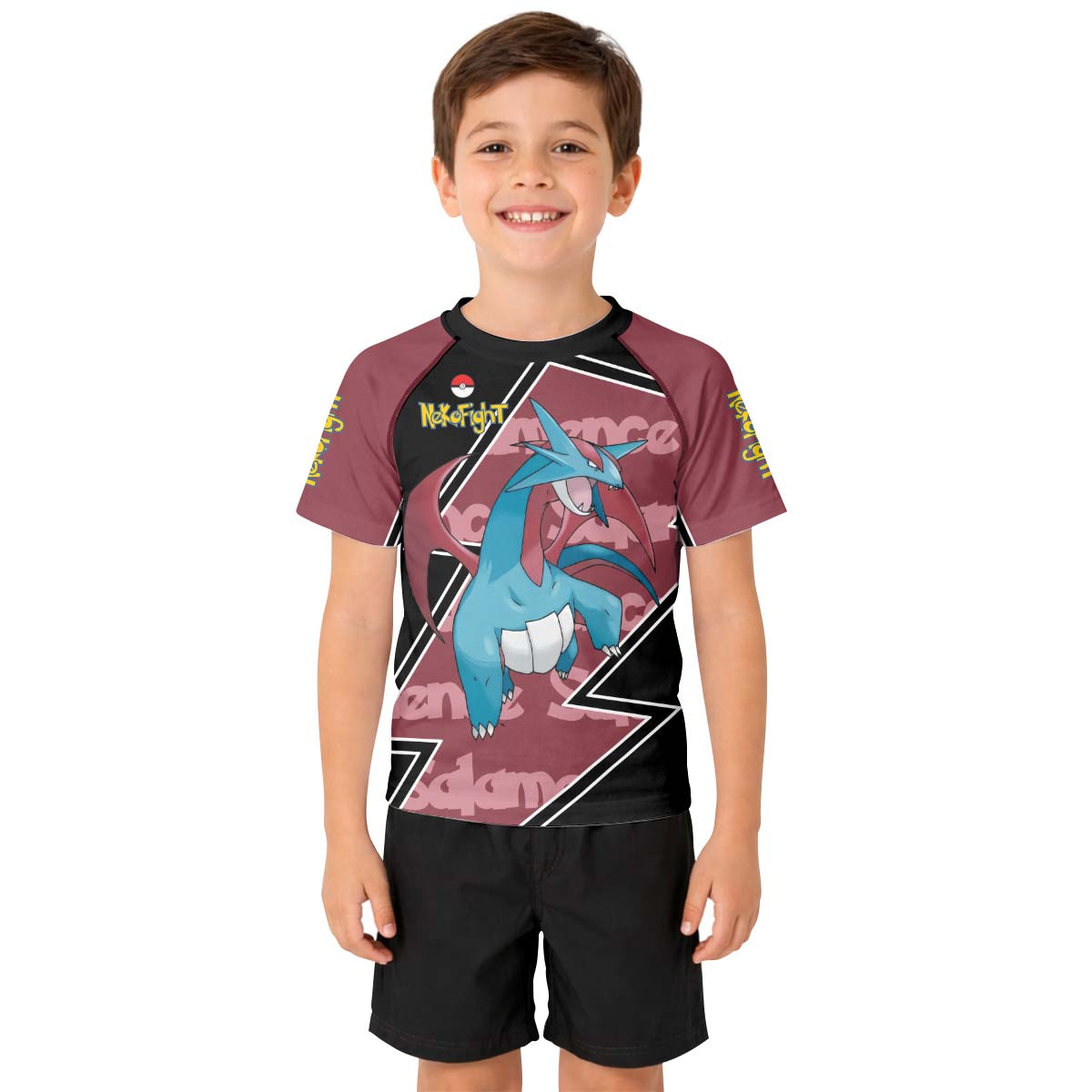 Pokemon Mega Salamence Kid Rash Guard