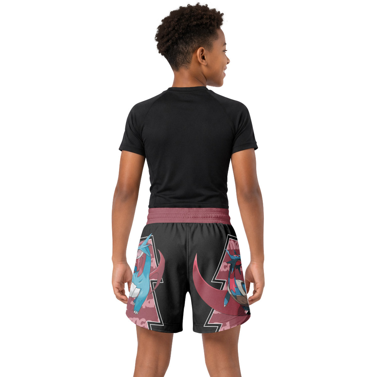 Pokemon Mega Salamence Kids Grappling Shorts