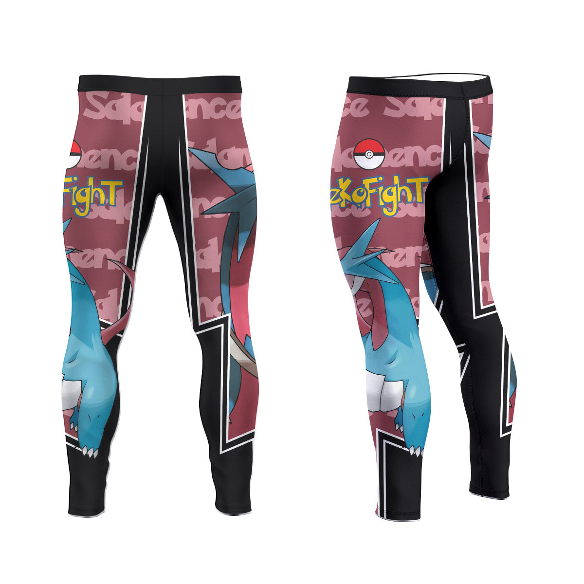  Pokemon Mega Salamence Men's Compression Leggings