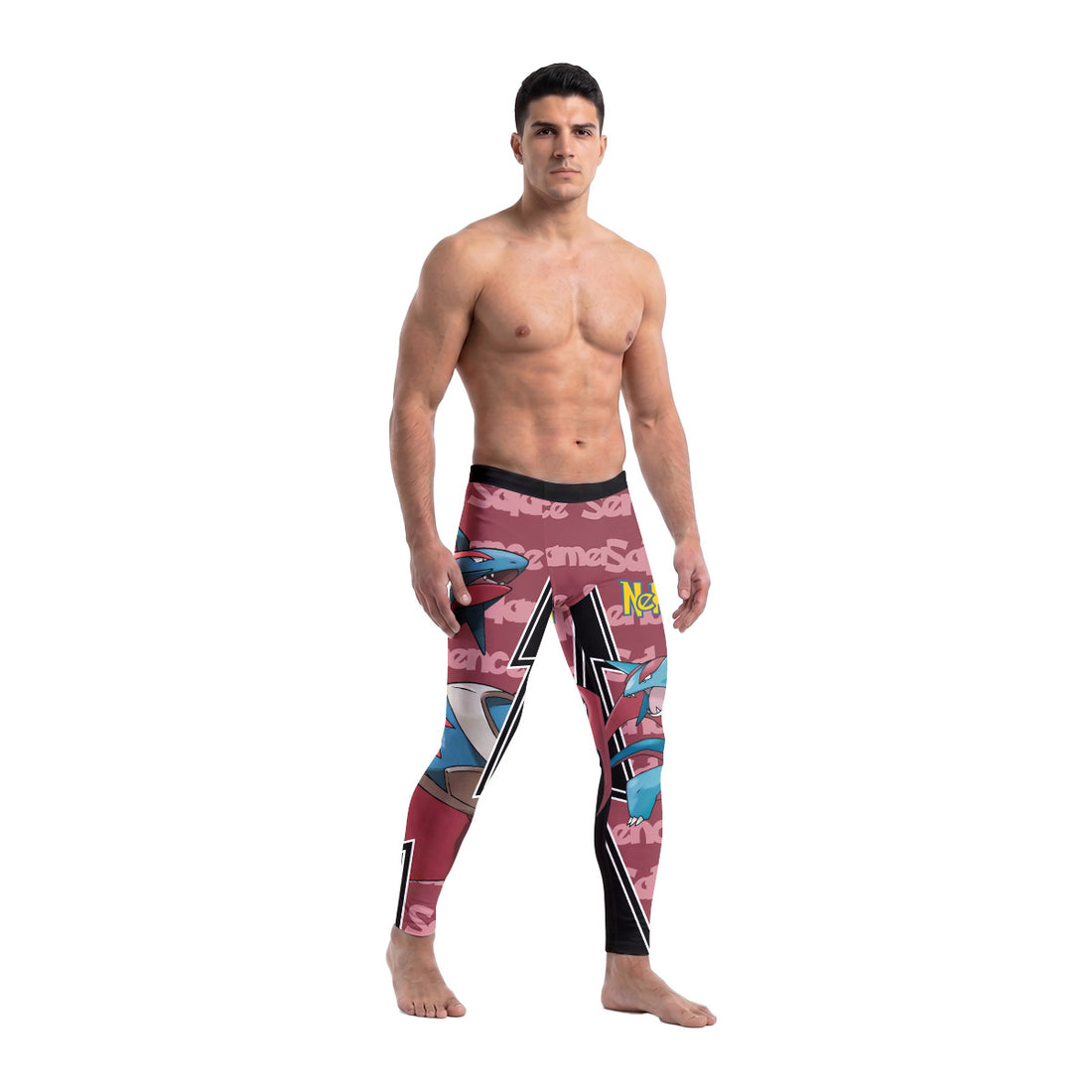  Pokemon Mega Salamence Men's Compression Leggings