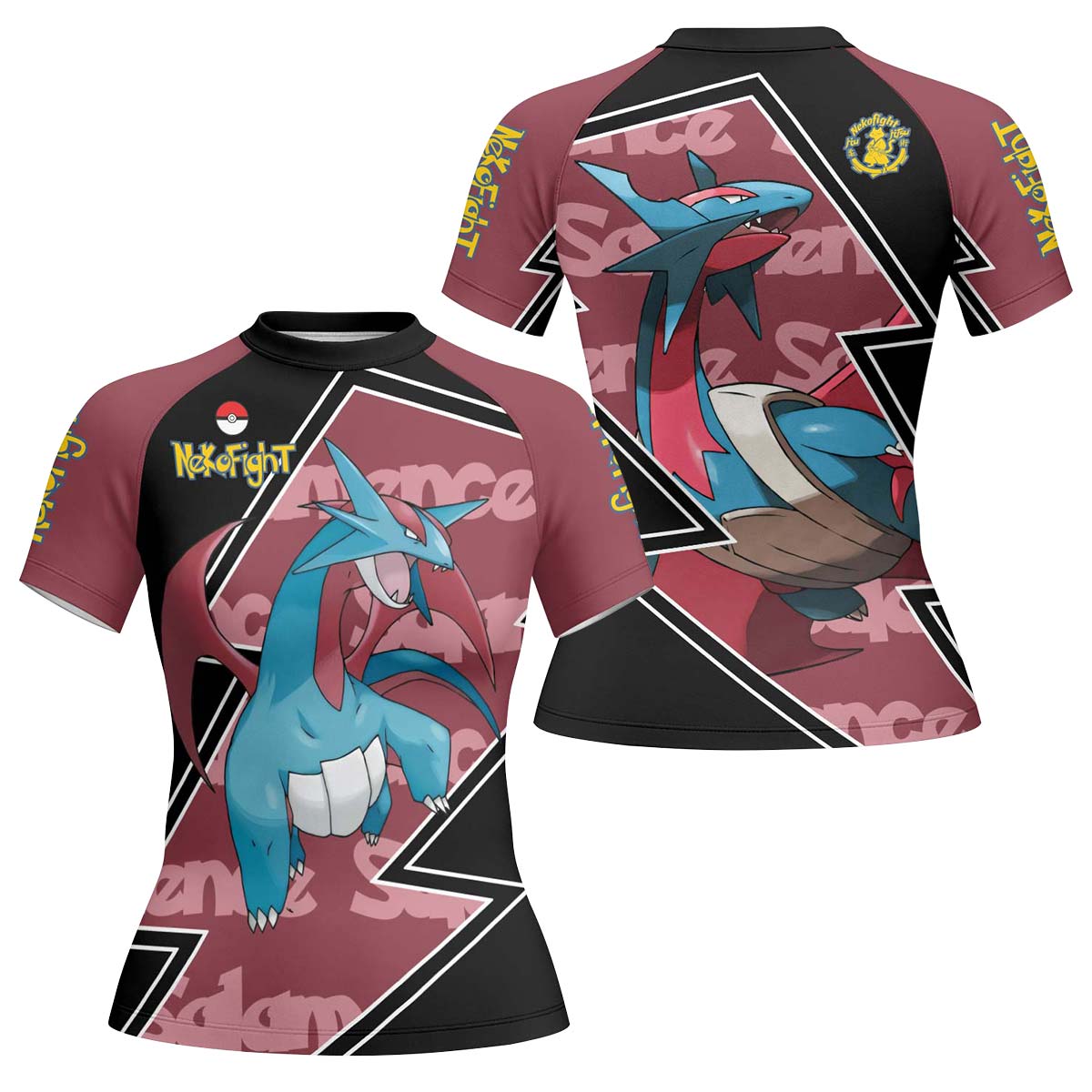 Pokemon Mega Salamence Rash Guard