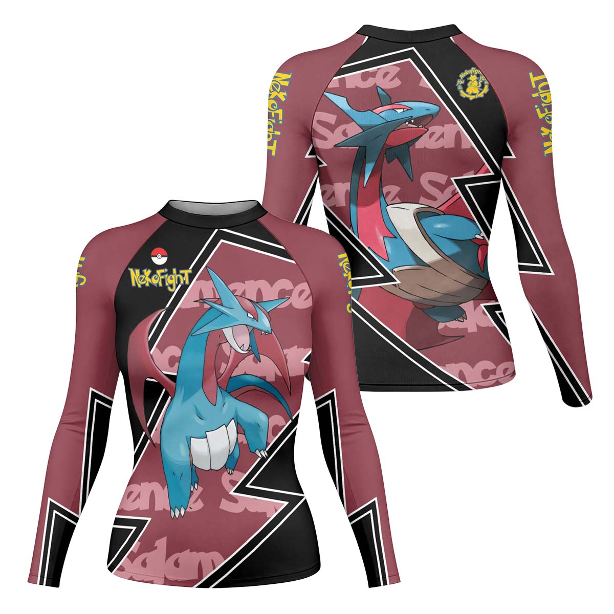 Pokemon Mega Salamence Rash Guard