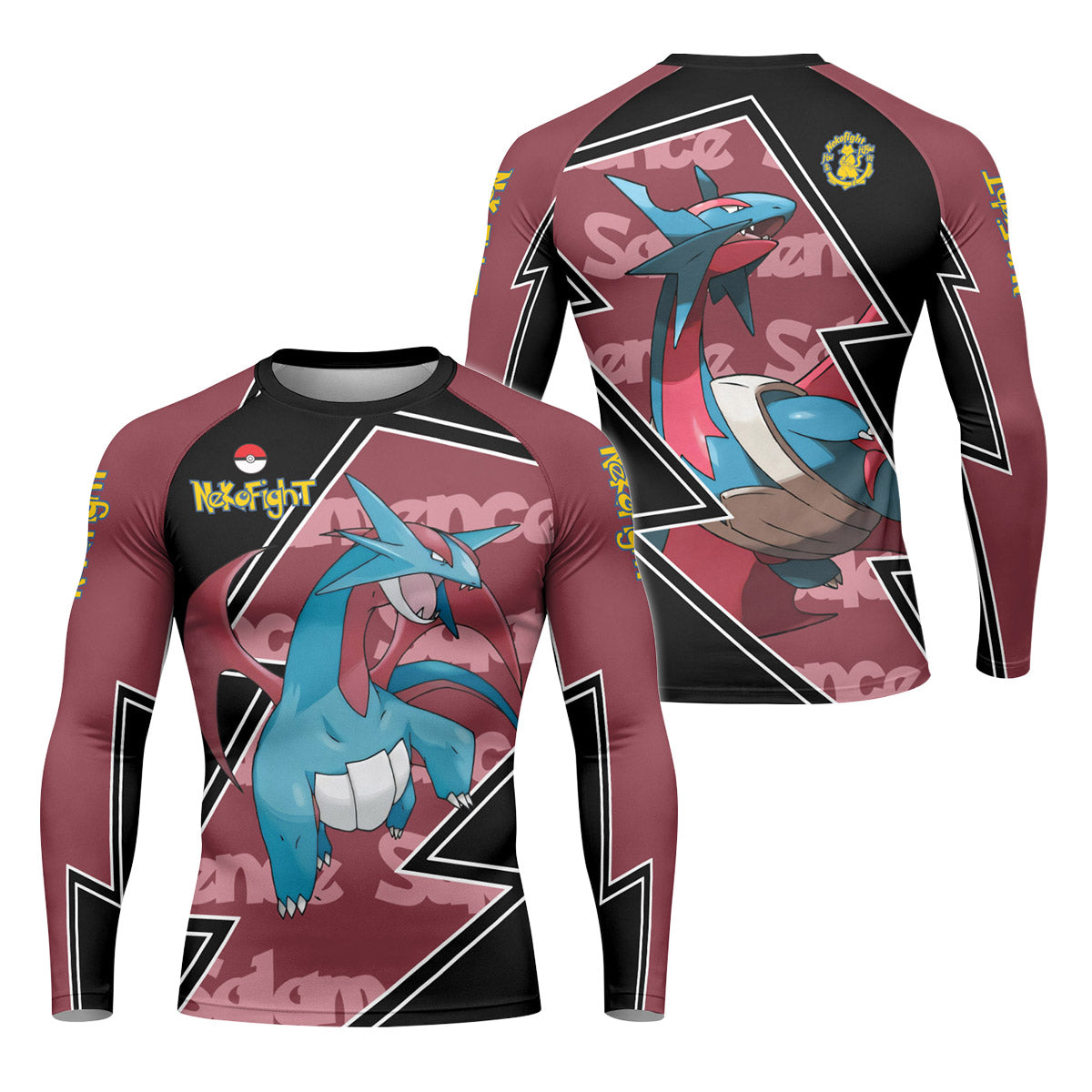Pokemon Mega Salamence Rash Guard