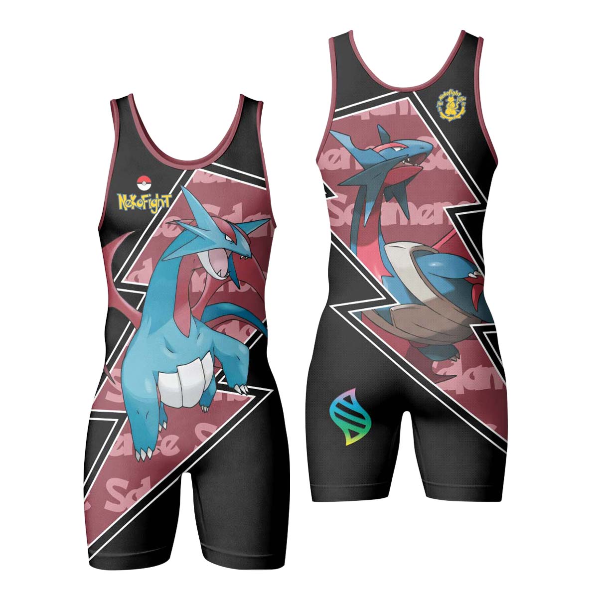 Pokemon Mega Salamence Wrestling Singlet