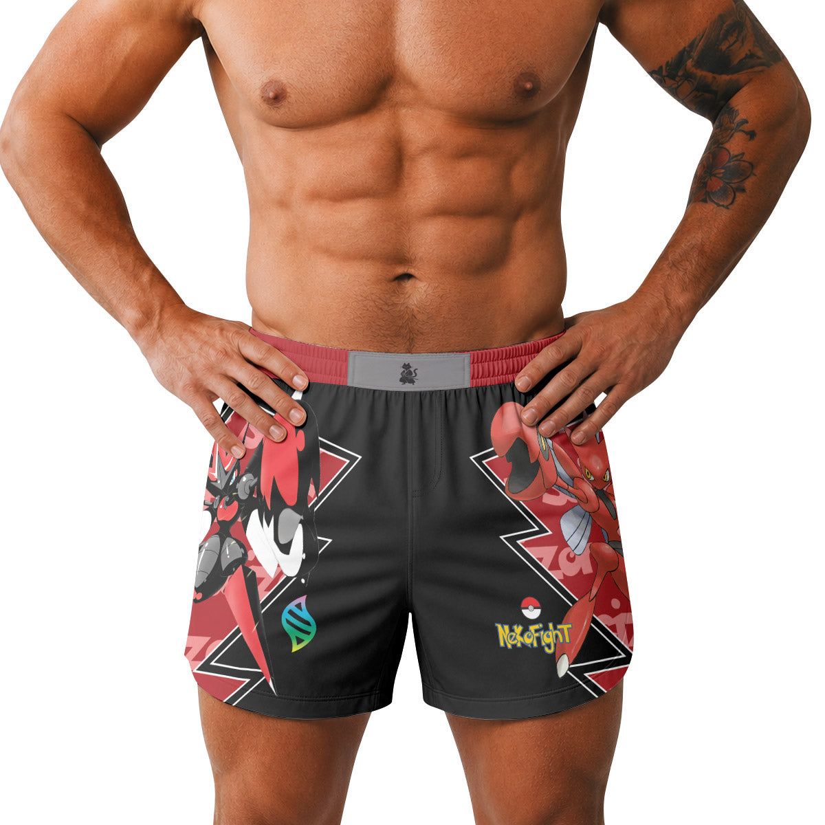 Pokemon Mega Scizor Grappling Shorts