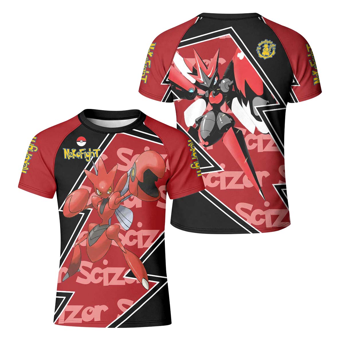 Pokemon Mega Scizor Kid Rash Guard