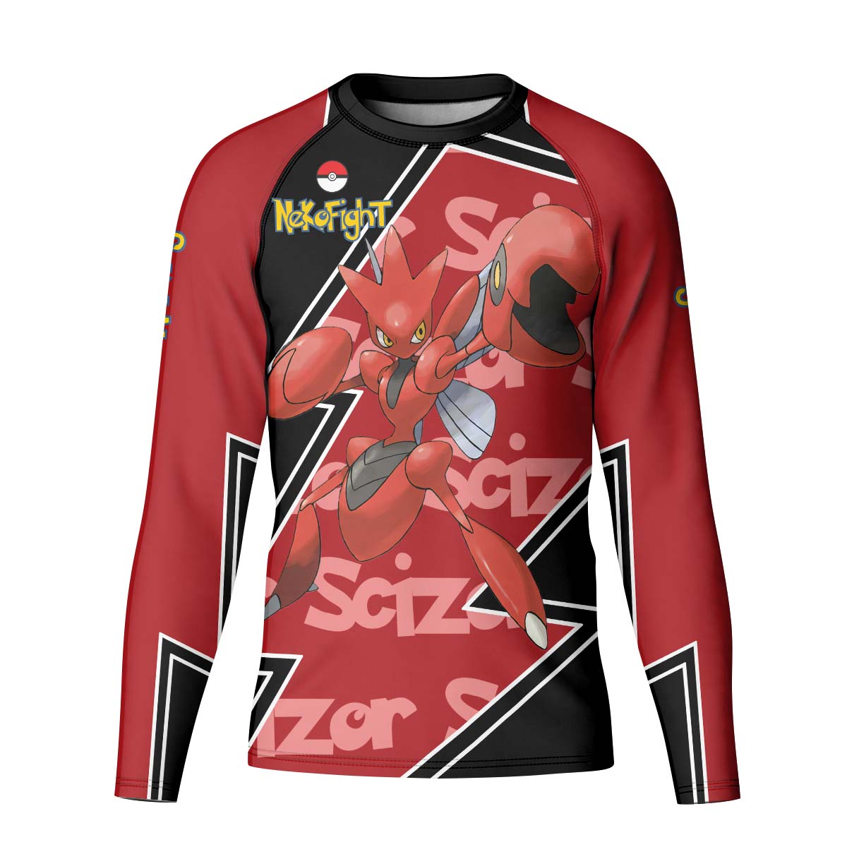 Pokemon Mega Scizor Kid Rash Guard
