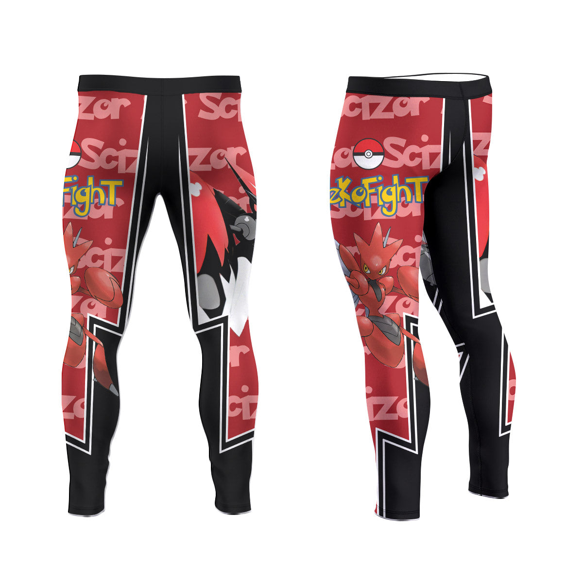  Pokemon Mega Scizor Men's Compression Leggings