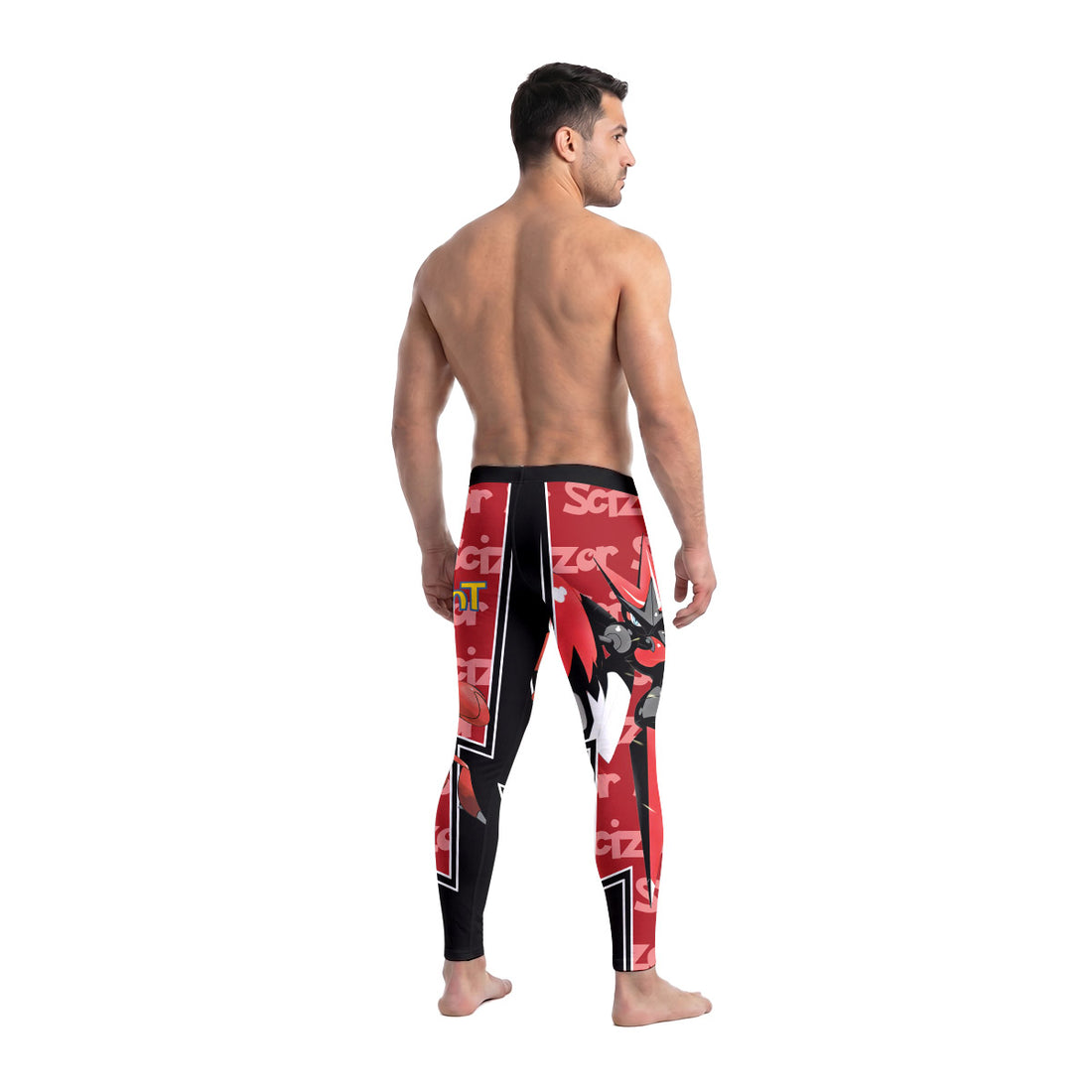  Pokemon Mega Scizor Men's Compression Leggings