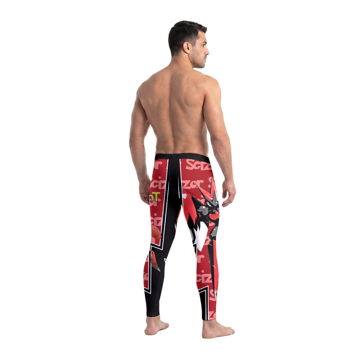 Pokemon Mega Scizor Men's Compression Leggings