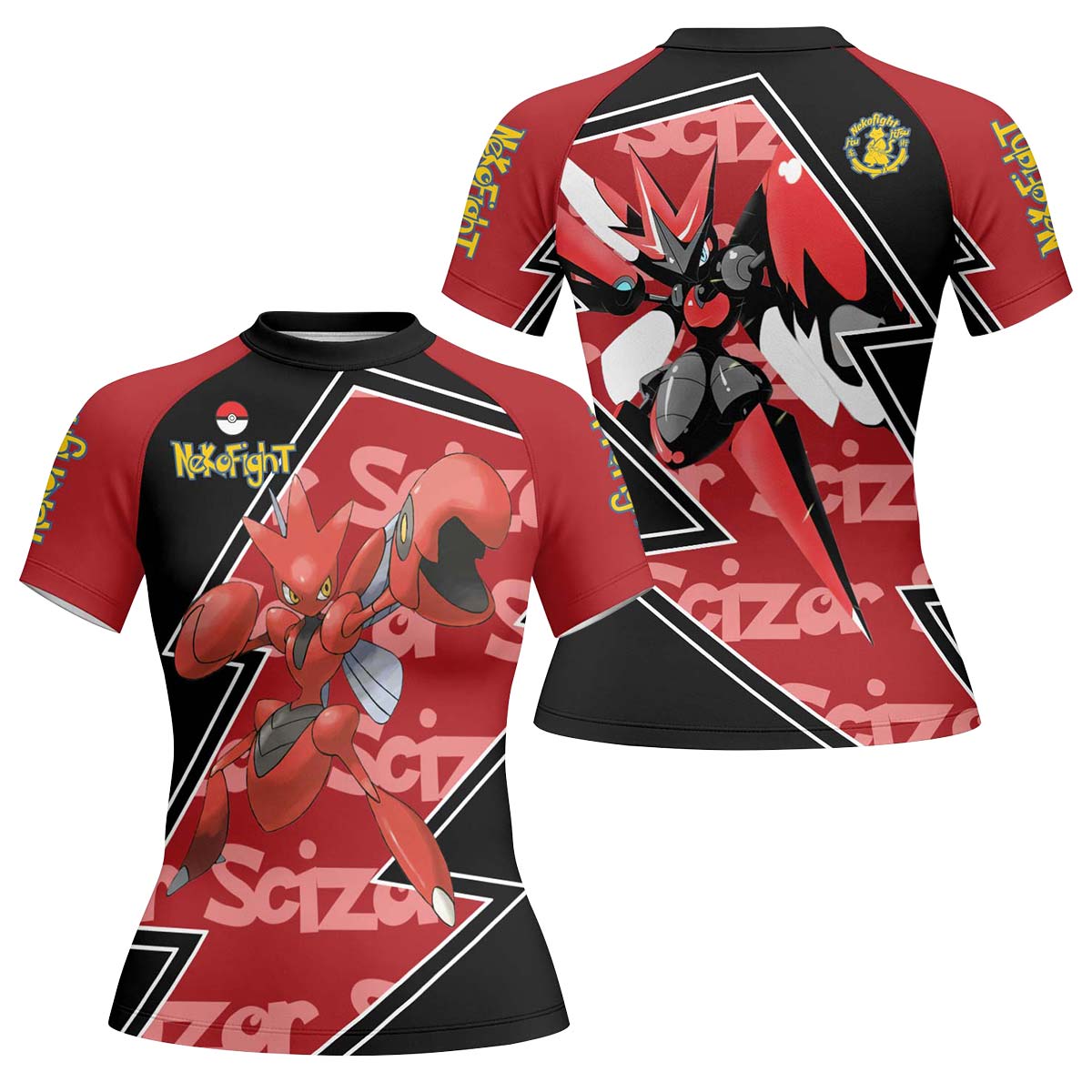 Pokemon Mega Scizor Rash Guard