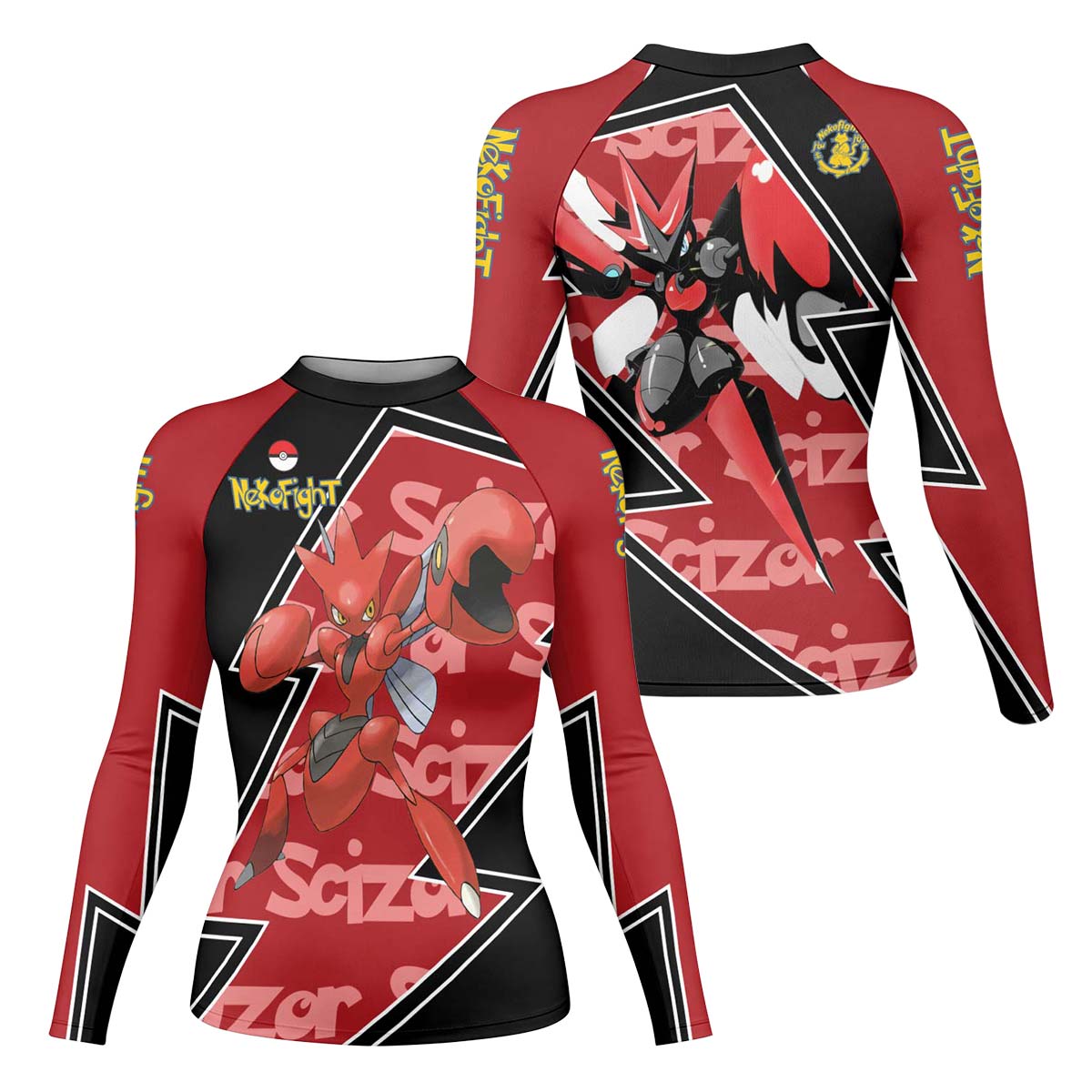 Pokemon Mega Scizor Rash Guard
