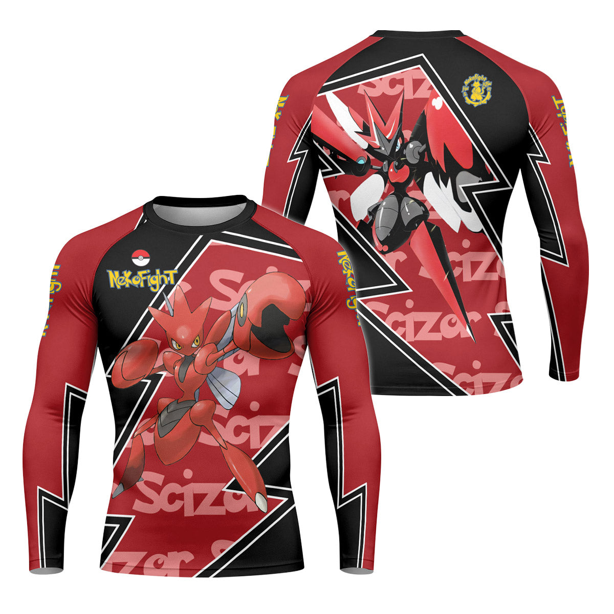 Pokemon Mega Scizor Rash Guard
