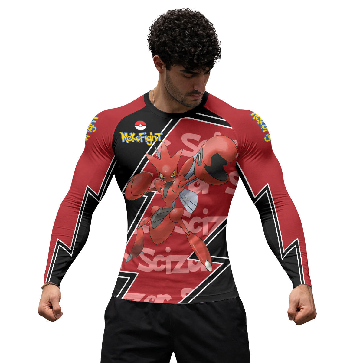Pokemon Mega Scizor Rash Guard