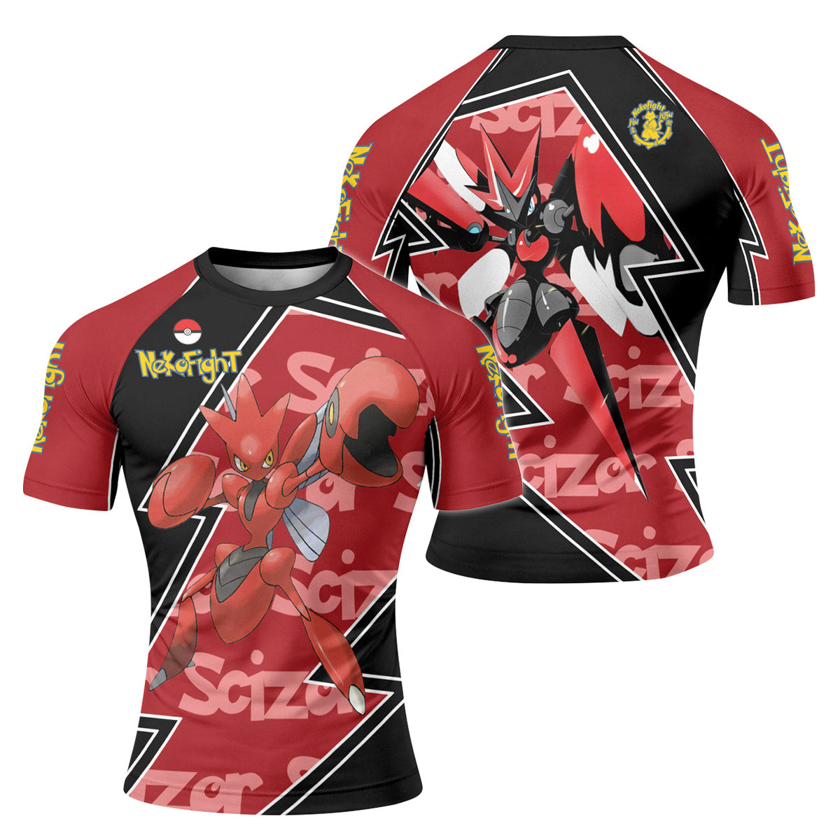 Pokemon Mega Scizor Rash Guard