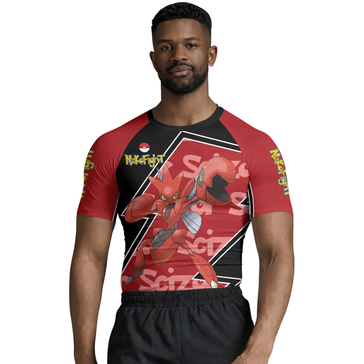 Pokemon Mega Scizor Rash Guard