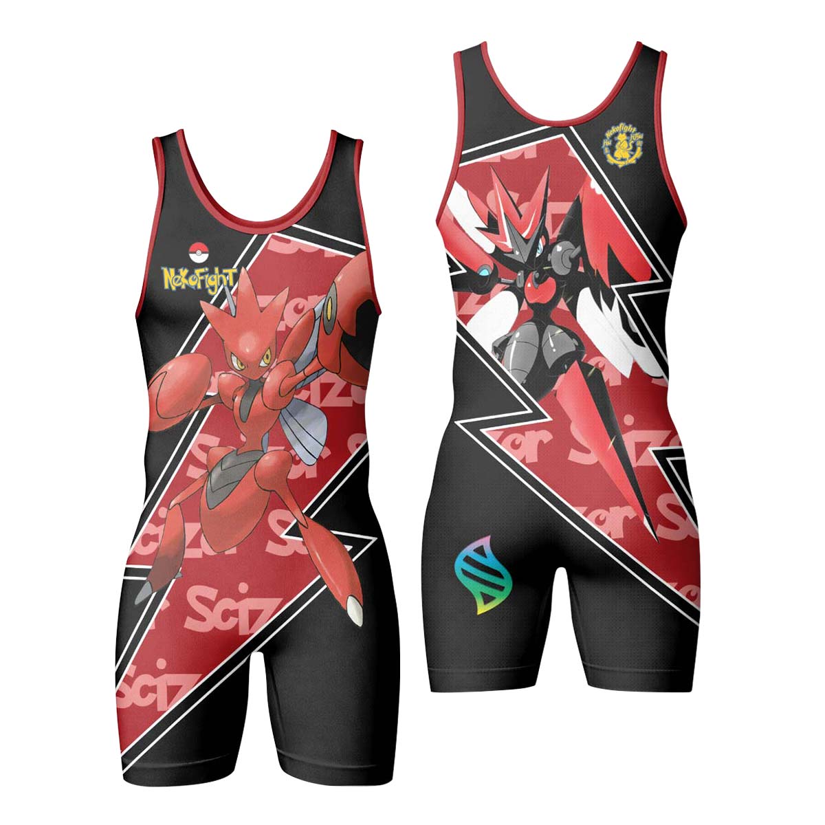 Pokemon Mega Scizor Wrestling Singlet