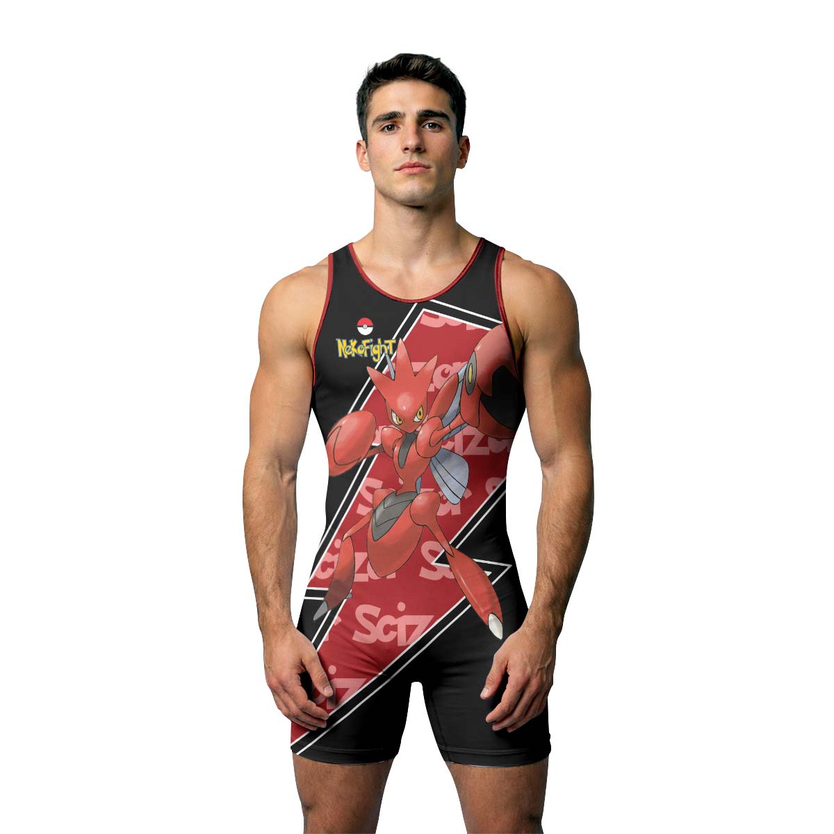 Pokemon Mega Scizor Wrestling Singlet