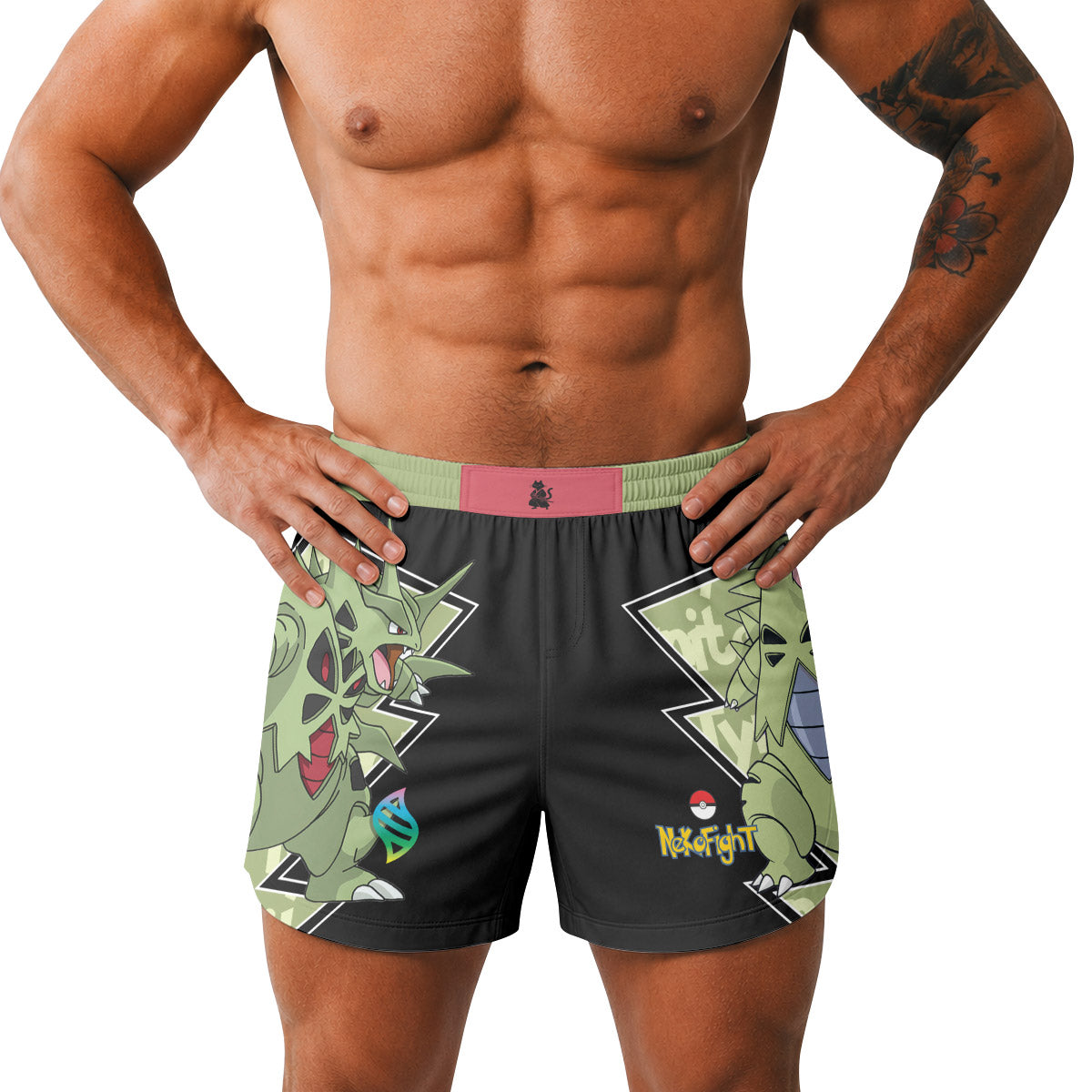 Pokemon Mega Tyranitar Grappling Shorts