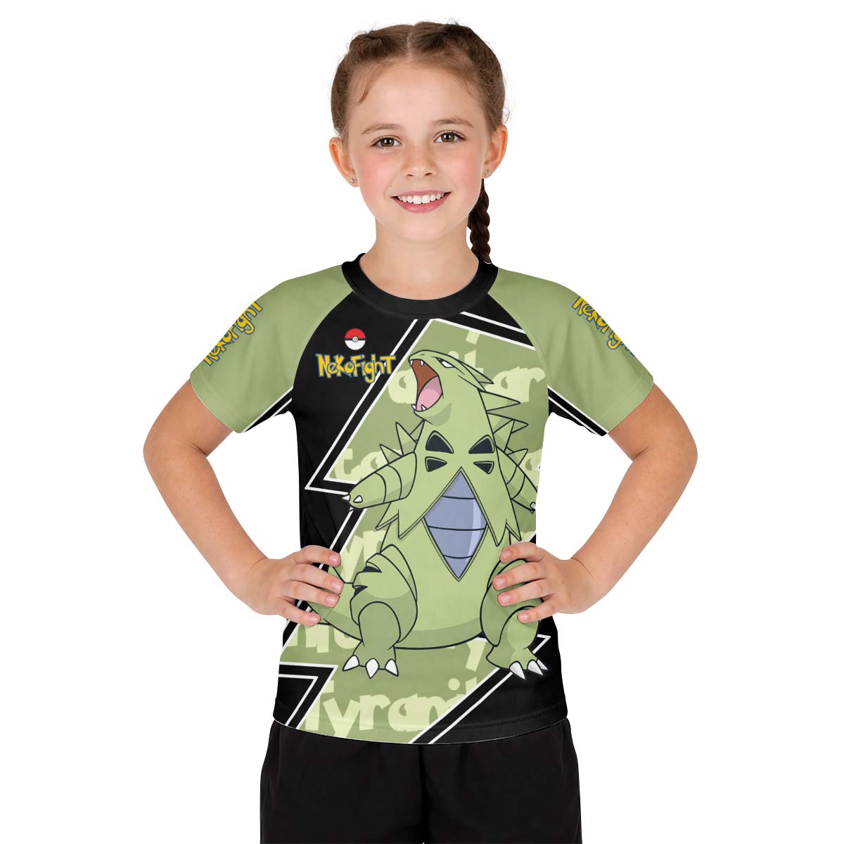 Pokemon Mega Tyranitar Kid Rash Guard