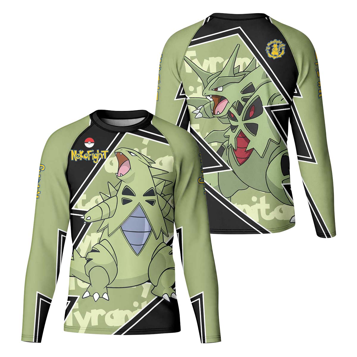 Pokemon Mega Tyranitar Kid Rash Guard
