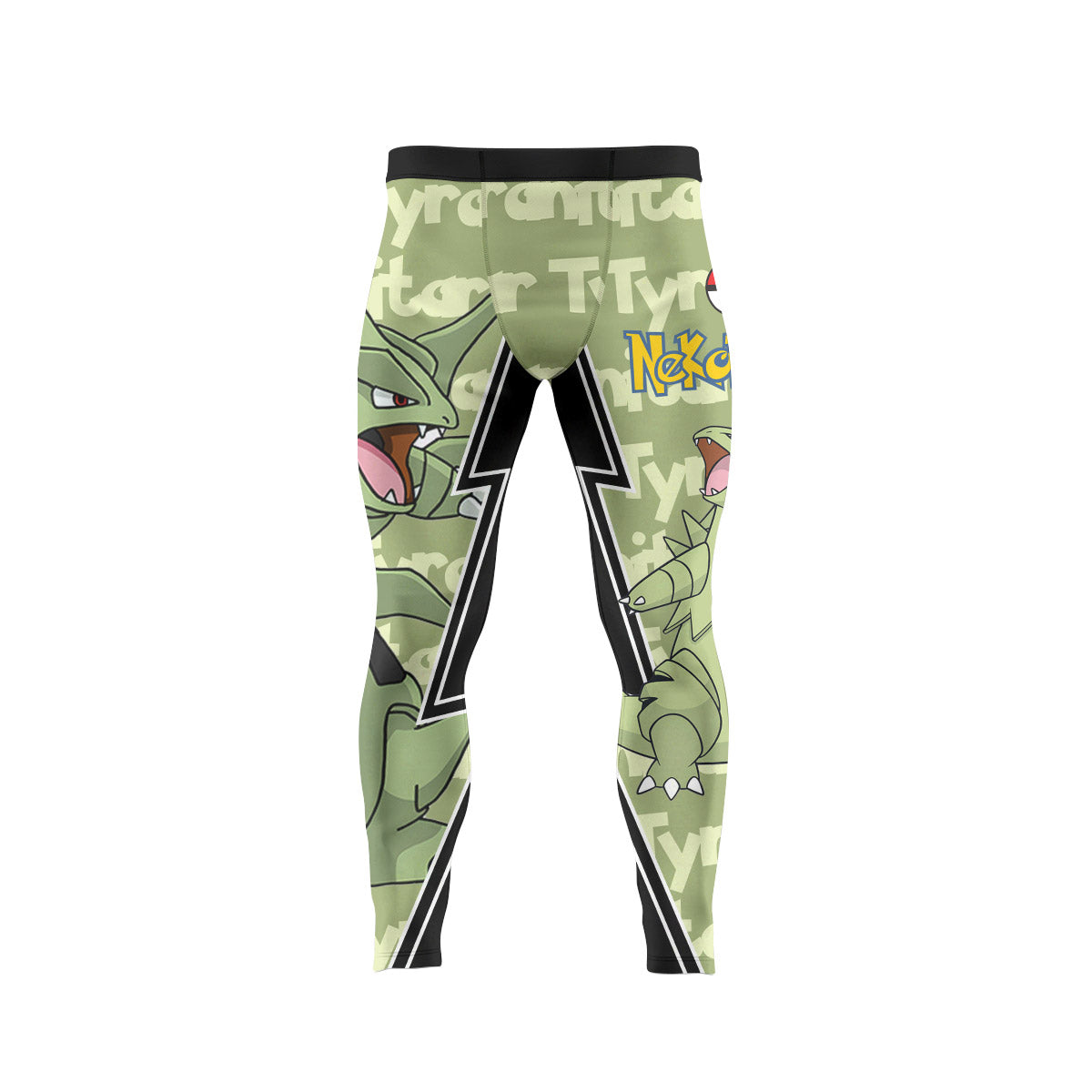  Pokemon Mega Tyranitar Men's Compression Leggings