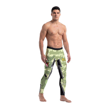 Pokemon Mega Tyranitar Men's Compression Leggings