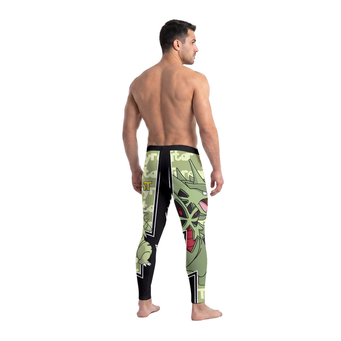  Pokemon Mega Tyranitar Men's Compression Leggings