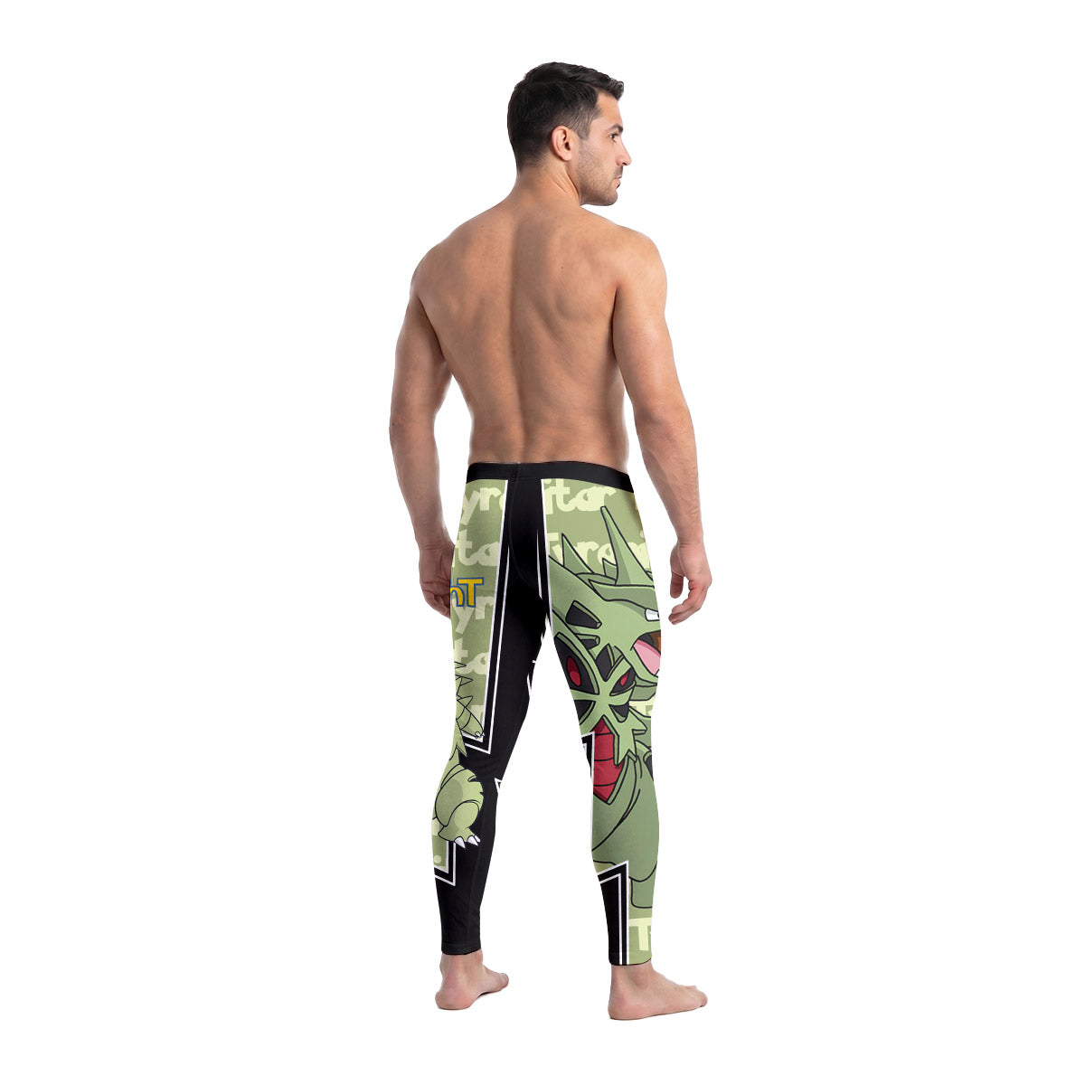  Pokemon Mega Tyranitar Men's Compression Leggings