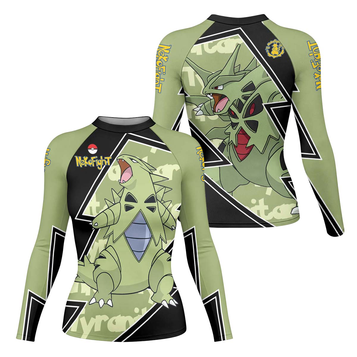 Pokemon Mega Tyranitar Rash Guard