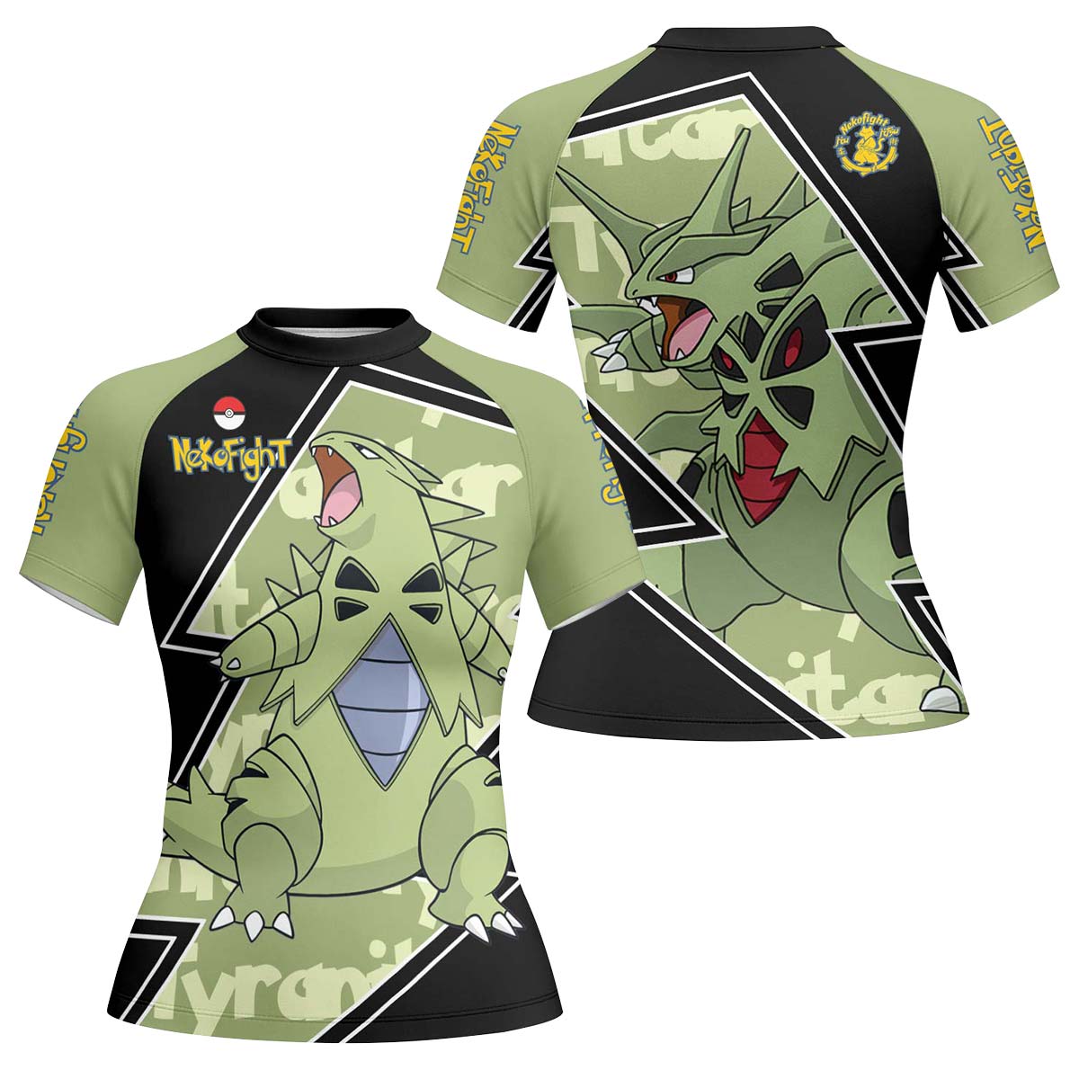 Pokemon Mega Tyranitar Rash Guard