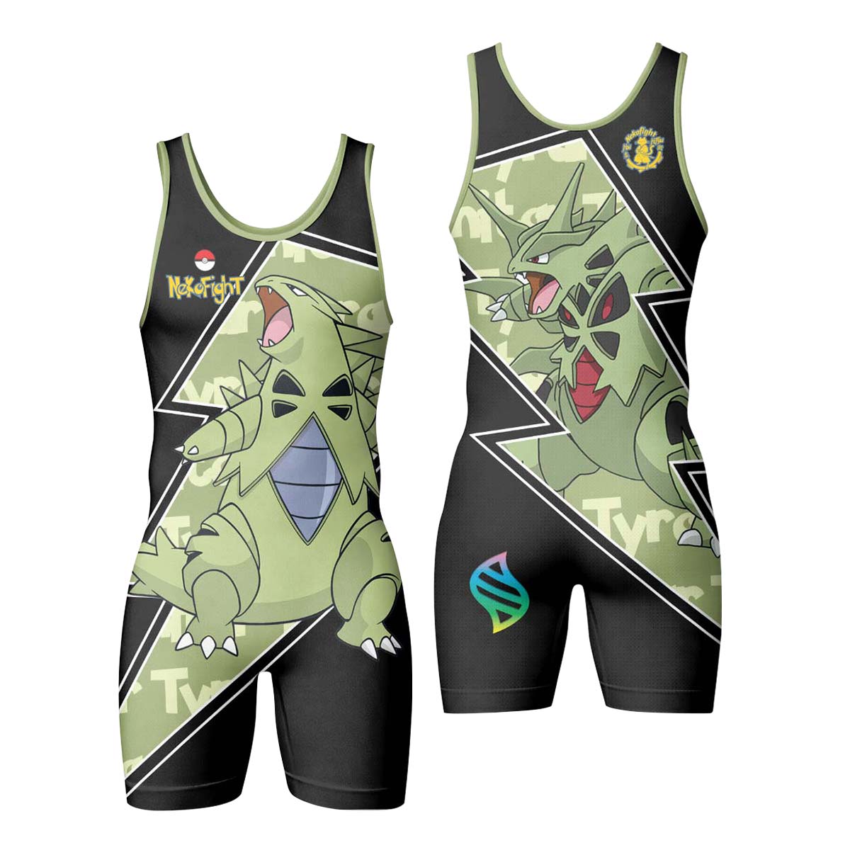 Pokemon Mega Tyranitar Wrestling Singlet
