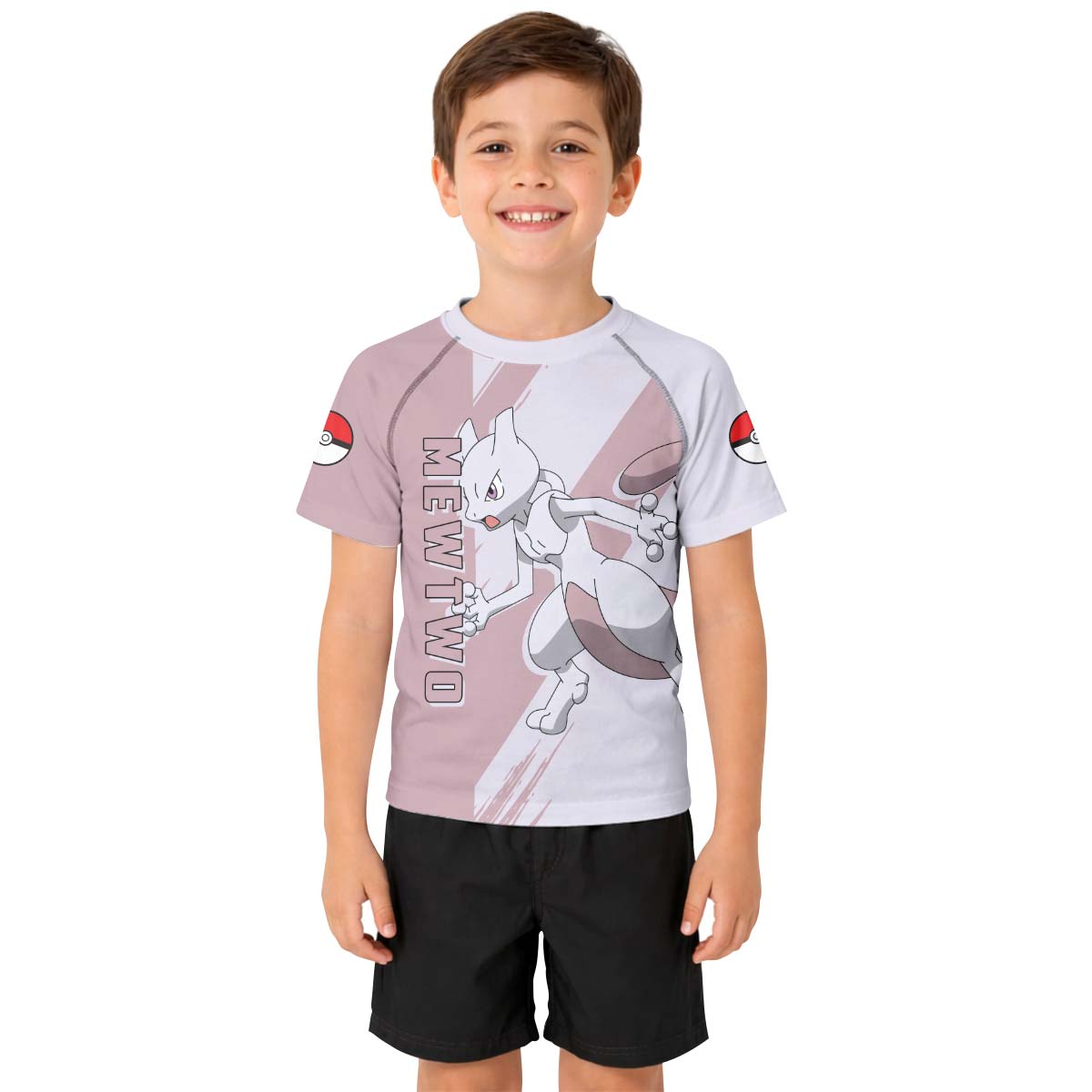 Pokemon Mewtwo Kid Rash Guard
