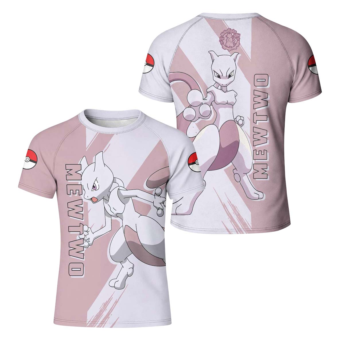 Pokemon Mewtwo Kid Rash Guard