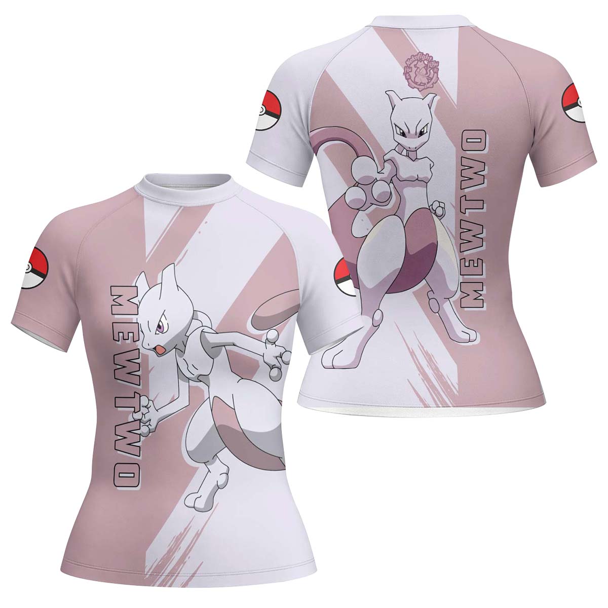 Pokemon Mewtwo Rash Guard