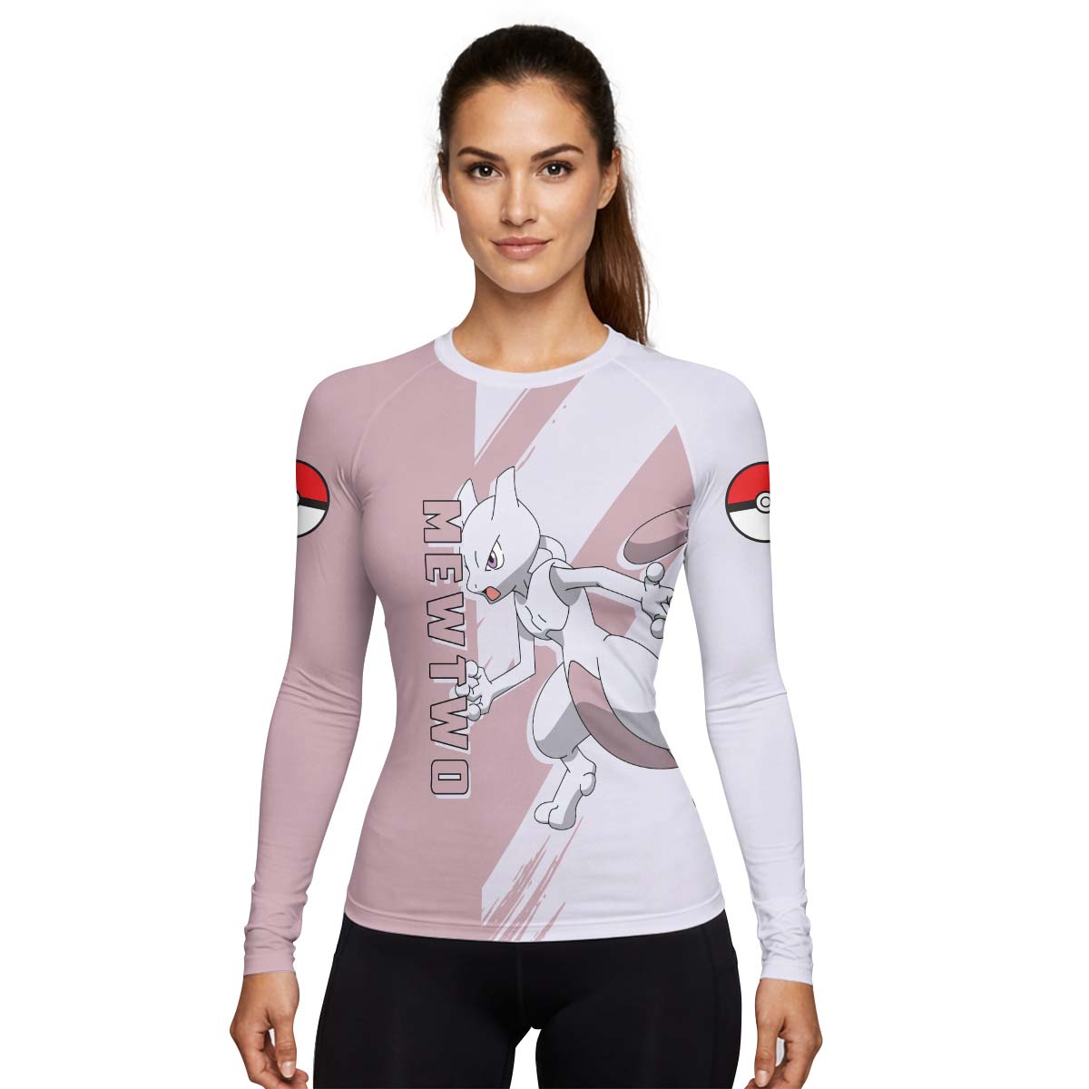 Pokemon Mewtwo Rash Guard