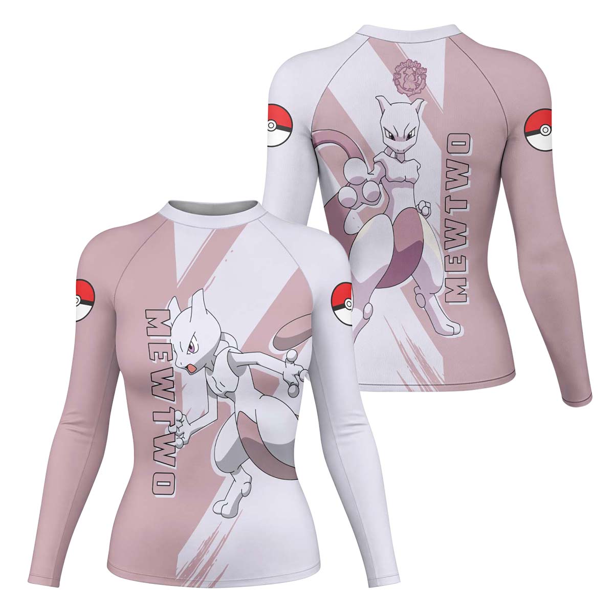 Pokemon Mewtwo Rash Guard