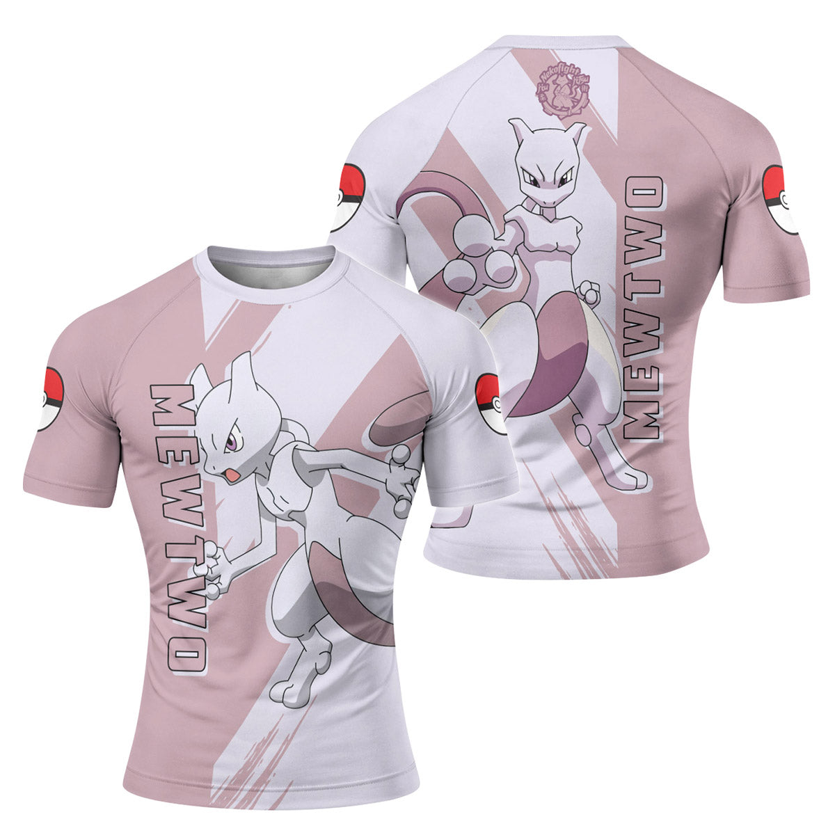 Pokemon Mewtwo Rash Guard