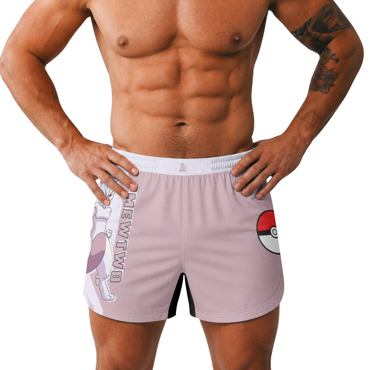 Pokemon Mewtwo Grappling Shorts