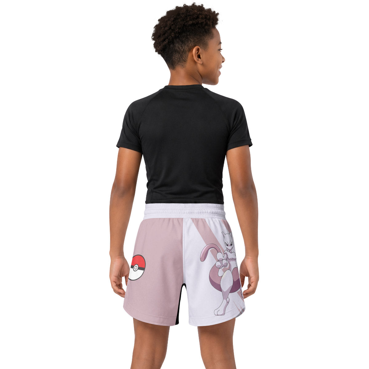 Pokemon Mewtwo Kids Grappling Shorts