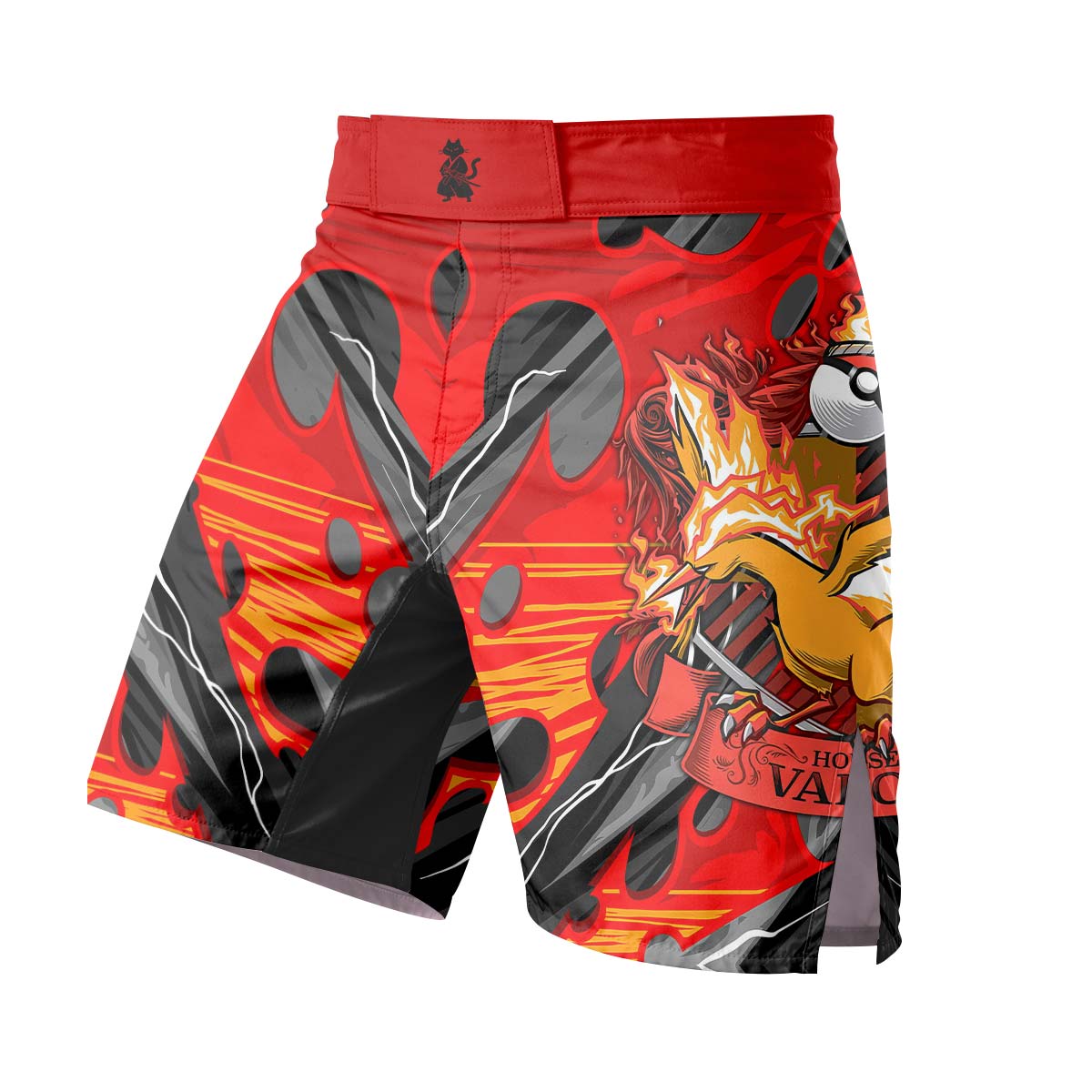  Pokemon Moltres House Valor Fight Shorts