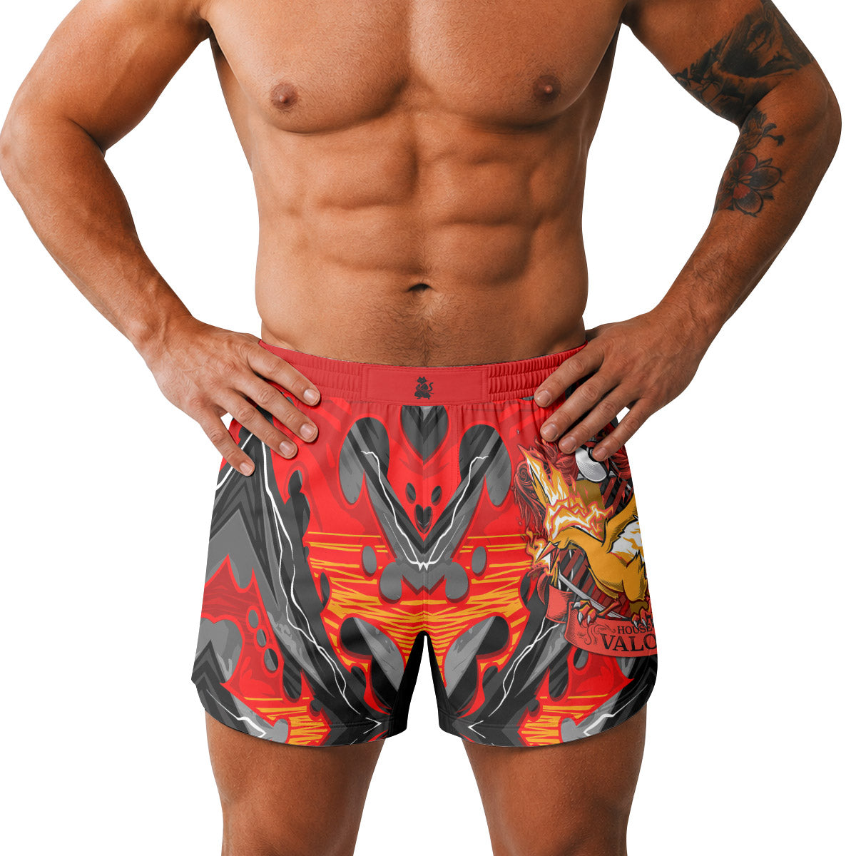  Pokemon Moltres House Valor Grappling Shorts