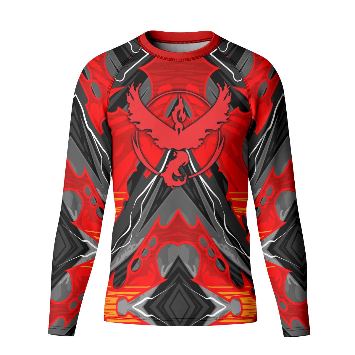 Pokemon Moltres House Valor Kid Rash Guard