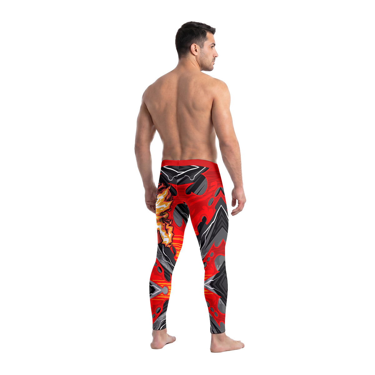  Pokemon Moltres House Valor Men's Compression Leggings