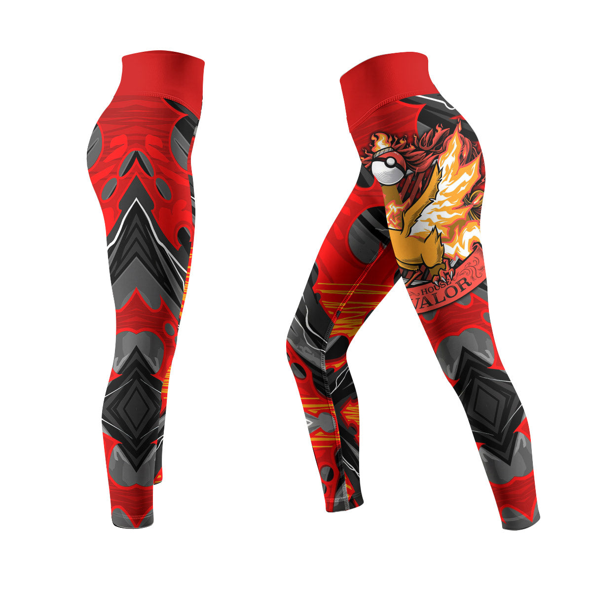  Pokemon Moltres House Valor Women's Leggings