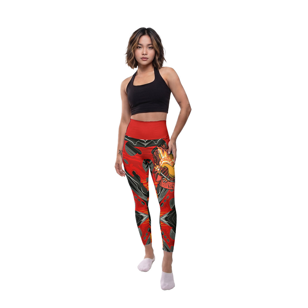  Pokemon Moltres House Valor Women's Leggings