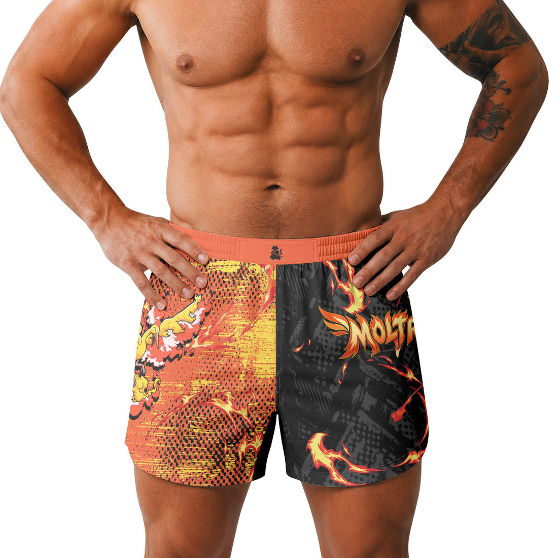  Pokemon Moltres Grappling Shorts