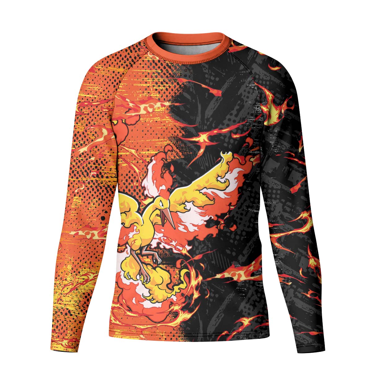  Pokemon Moltres Kid Rash Guard